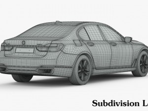 bmw 7-series 2016 3Dモデル