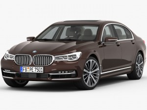 bmw 7-series long 2016 3D Model