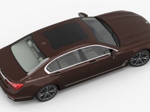 bmw 7-series long 2016 3D Model