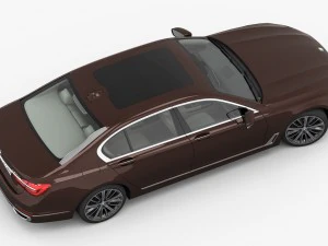 bmw serie 7 lungo 2016 Modello 3D