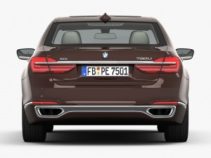 bmw 7-series long 2016 3D Model