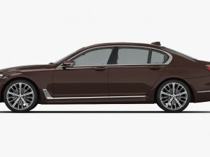 bmw serie 7 lungo 2016 Modello 3D