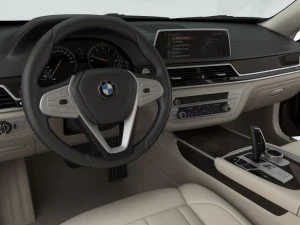 bmw serie 7 lungo 2016 Modello 3D