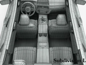 bmw serie 7 lungo 2016 Modello 3D