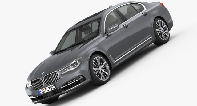 bmw 7-series design pure excellence 2016 3D Модель .c4d .max .obj .3ds .fbx .stl .blend 