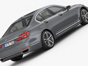 bmw 7-series design pure excellence 2016 3D Модель