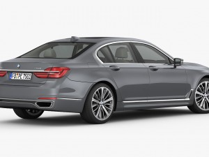 bmw 7-series design pure excellence 2016 3D Модель