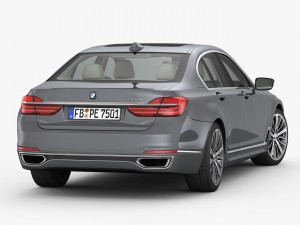bmw 7-series design pure excellence 2016 3D Модель