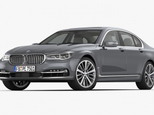 bmw 7-series design pure excellence 2016 3D Модель