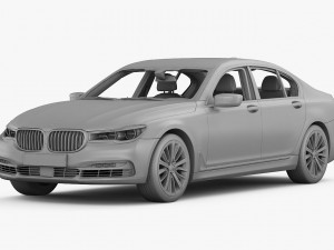 bmw 7-series design pure excellence 2016 3D Модель