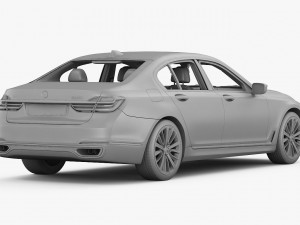 bmw 7-series design pure excellence 2016 3D Модель