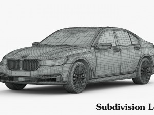 bmw 7-series design pure excellence 2016 3D Модель