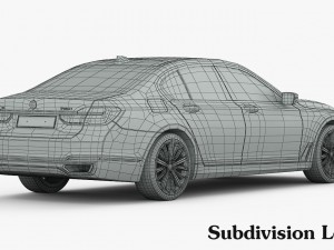 bmw 7-series design pure excellence 2016 3D Модель