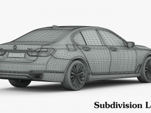 bmw 7-series design pure excellence 2016 3D Модель