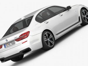 bmw 7-series m sport package 2016 Modèle 3D