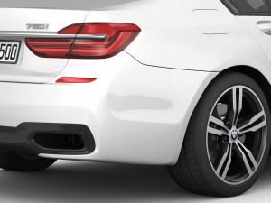 bmw 7-series m sport package 2016 Modèle 3D