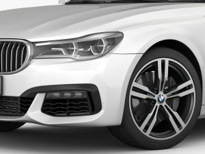 bmw 7-series m sport package 2016 Modèle 3D