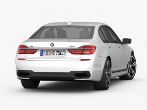 bmw 7-series m sport package 2016 Modèle 3D
