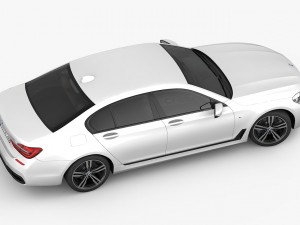 bmw 7-series m sport package 2016 Modèle 3D
