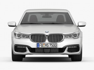 bmw 7-series m sport package 2016 Modèle 3D