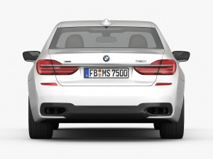 bmw 7-series m sport package 2016 Modèle 3D