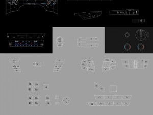 bmw 7-series m sport package 2016 Modèle 3D