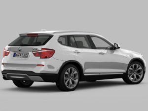bmw x3 f25 xline 2015 3D Модель