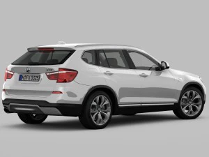 bmw x3 f25 xline 2015 3D Model