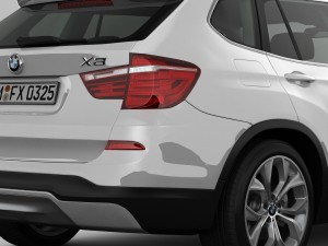 bmw x3 f25 xline 2015 3D Модель