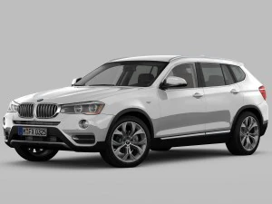bmw x3 f25 xline 2015 3D Model