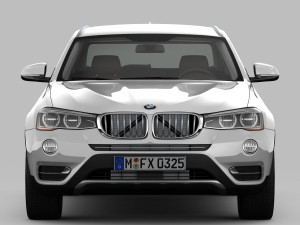 bmw x3 f25 xline 2015 3D Модель