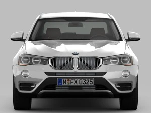 bmw x3 f25 xline 2015 3D Model