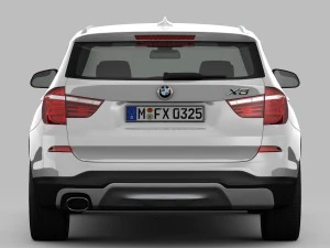 bmw x3 f25 xline 2015 3D Model