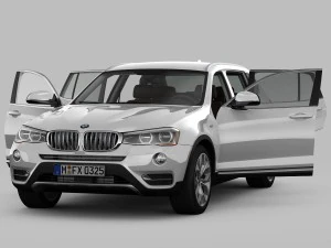bmw x3 f25 xline 2015 3D Model