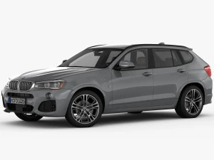 bmw x3 f25 m sport package 2015 3D Model