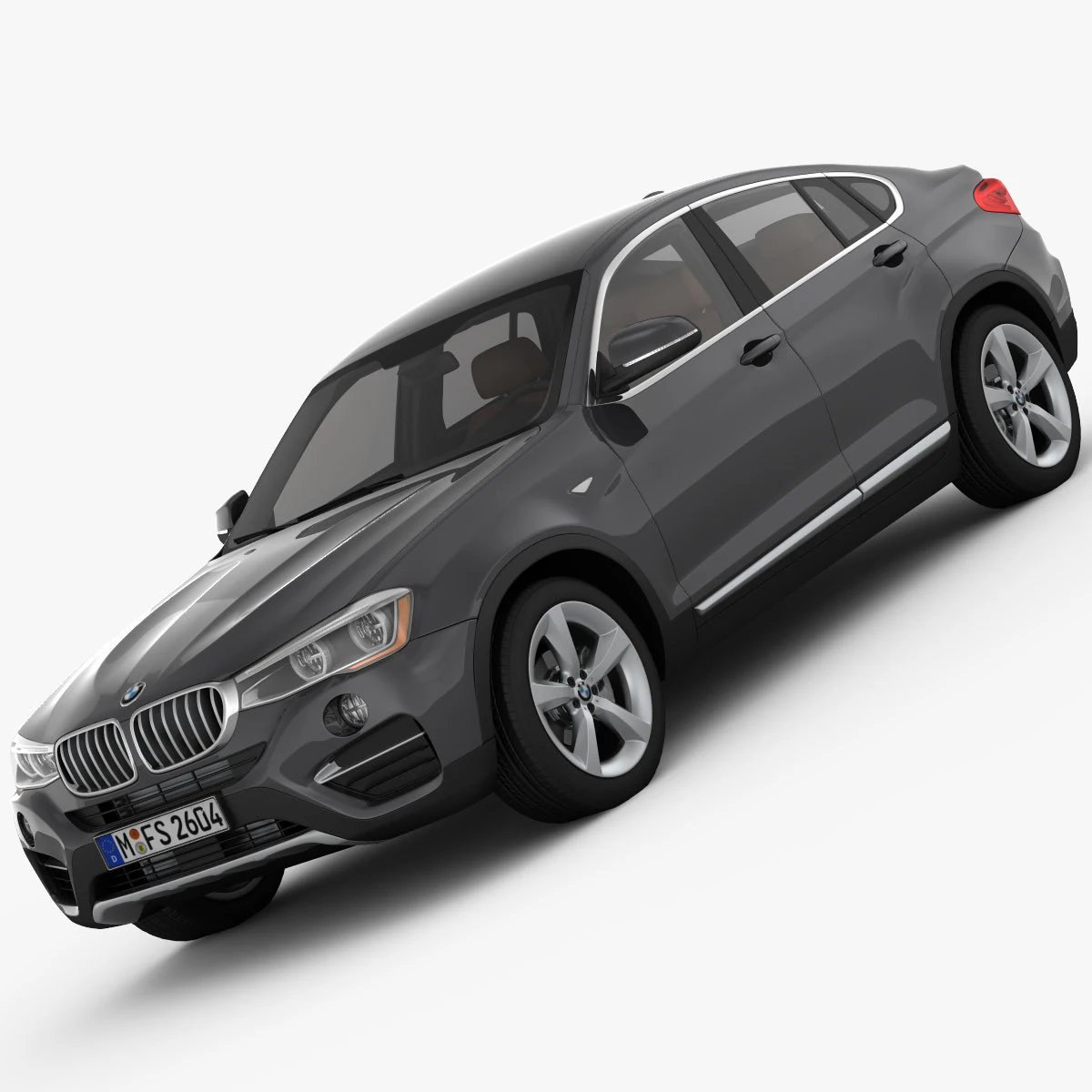 bmw x4 f26 xline 2015 3D Model .c4d .max .obj .3ds .fbx .stl .blend 