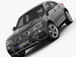 bmw x4 f26 xline 2015 3D Модель