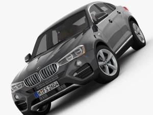 bmw x4 f26 xline 2015 3D Model