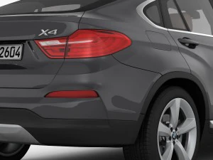 bmw x4 f26 xline 2015 3D Model