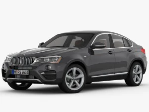 bmw x4 f26 xline 2015 3D Model