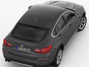 bmw x4 f26 xline 2015 3D Модель