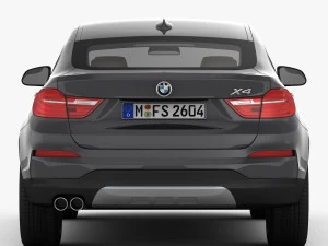 bmw x4 f26 xline 2015 3D Model