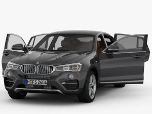 bmw x4 f26 xline 2015 3D Model