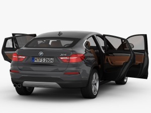 bmw x4 f26 xline 2015 3D Модель