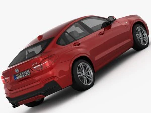 bmw x4 f26 m sport package 2015 3D Model