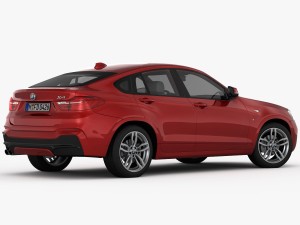 bmw x4 f26 m sport package 2015 3D 모델
