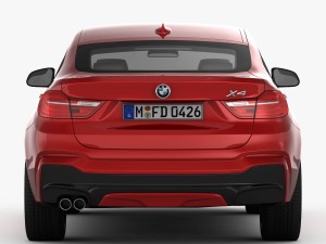 bmw x4 f26 m sport package 2015 3D 모델