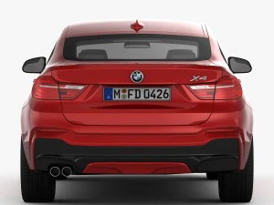 bmw x4 f26 m sport package 2015 3D Model