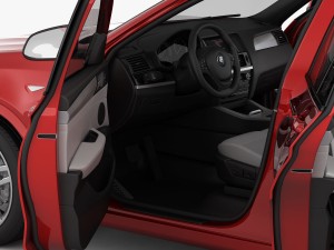 bmw x4 f26 m sport package 2015 3D 모델