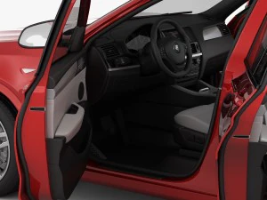 bmw x4 f26 m sport package 2015 3D Model